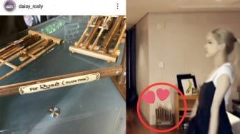 Tuai Pujian! Rose BLACKPINK Pajang Angklung Pemberian Fans Indonesia