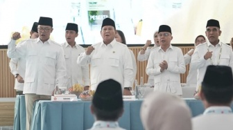 Panggil Dasco 'Don Si Kancil', Prabowo Ingatkan Kader: Manusia Mati Meninggalkan Nama