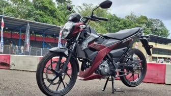Suzuki Satria Anyar Ditargetkan Terjual Ribuan Unit di Tengah Dominasi Motor Skutik