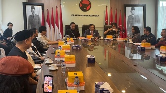 Dimotori Armand Maulana dan Ariel Noah, VISI Audiensi dengan Fraksi PDIP Soal Royalti Musik