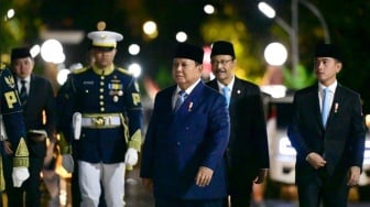 Pimpin Ziarah Nasional di TMPNU Kalibata, Prabowo: Jangan Sekali-sekali Lupakan Jasa Pahlawan