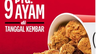 KFC 11.11: Pesta 9 Ayam Hanya Rp100.000!