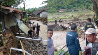Jembatan Putus Total! Akses Warga Terisolir di Sukabumi Selatan Setelah Banjir Bandang Menerjang