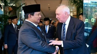 Prabowo Terima Kunjungan Mantan PM Australia di Hotel Tempat Menginap, Ini yang Dibahas