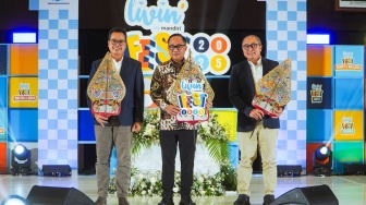 Joss ! Bank Mandiri Resmi Buka Livin Fest 2025 di Dome Universitas Diponegoro Semarang