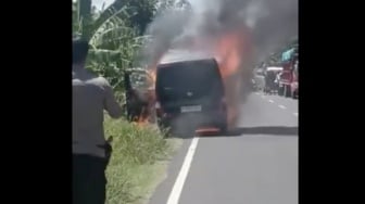 3 Fakta Mobil Bank Bawa Uang Rp 4,6 Miliar Terbakar Habis