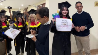 Bertemu 3 Bocah Kosong, Anies Baswedan Nurut Diajari Salam Aneh Catheez hingga Dipanggil Abah