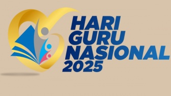 Link Download Logo Hari Guru Nasional 2025 Kemendikdasmen, Versi Berwarna dan Hitam-Putih