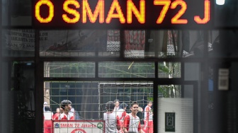 Belajar Tatap Muka Dimulai Lagi di SMAN 72