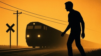 Tragedi Dini Hari! Pria di Sleman Tewas Tertabrak KA Malioboro Express