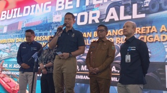 Menko AHY Resmikan Kapal Ro-Ro di KBS, Layani Penyebrangan Cilegon-Lampung
