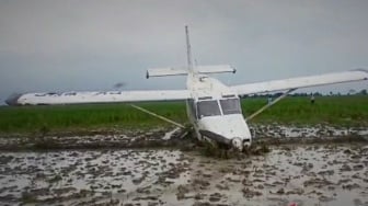 Aksi Heroik di Langit Karawang, Kapten Eko Agus Selamatkan 4 Kru Saat Pesawat 'Nyungsep' di Sawah