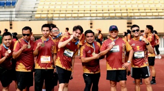 Sekjen PDIP Hasto Lari Pagi di Pekanbaru, Tekankan Pentingnya Kesehatan dan Semangati Anak Muda