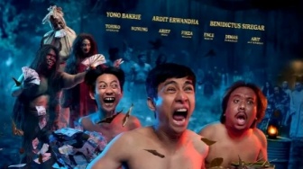 Review Film Pesugihan Sate Gagak: Serunya Nonton Trio Kocak, Gokil Banget!