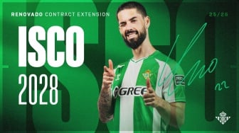 Usia 33 Tahun, Isco Resmi Perpanjang Kontrak di Real Betis hingga 2028