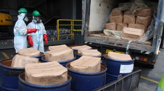 Zinc Mengandung Bahan Radioaktif Kembali Dicegat di Tanjung Priok