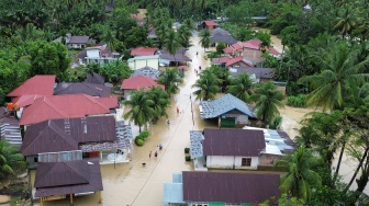 Banjir Meluas di Padang Pariaman, Ribuan Rumah Terendam