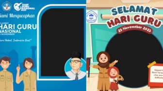 35 Twibbon Hari Guru Nasional 2025, Desain Menarik dan Siap Pakai Gratis!