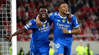 Hasil Liga Champions: Mbappe Menggila, Real Madrid Gilas Olympiakos