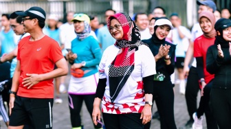 Berlangsung di GBK, Komunitas Telkom Runners Kampanye Peduli Mangrove