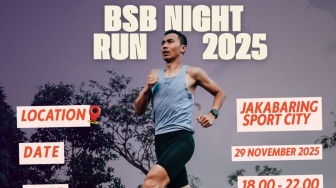 Malam Ini! Ribuan Pelari Ramaikan BSB Night Run 2025 di JSC dengan Sportainment Megah