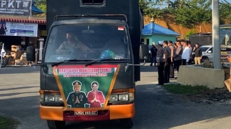 Polres Labusel Kirim Bantuan untuk Korban Bencana