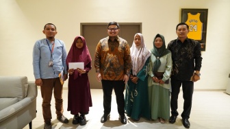 Mas Dhito Berikan Dukungan kepada Aulia, Perwakilan Kabupaten Kediri di Ajang OMATIQ 2025