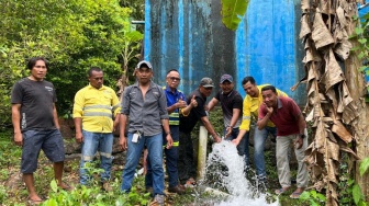 NHM Benahi Infrastruktur Air Bersih Desa Tabobo untuk Wujudkan Program 100-0-100 Nasional