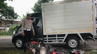 Kecelakaan Tragis di Jalan Raya MadiunSurabaya, Pengendara Motor Terseret 79 Meter hingga Tewas!