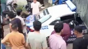 Mobil Patwal Polisi Kecelakaan di Solok saat Kawal Antar Jenazah Banjir Bandang, Begini Kondisinya