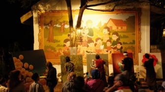 Unik! Rumah Warga Sepanjang 350 Meter Jadi Galeri Kartun Terpanjang di Indonesia