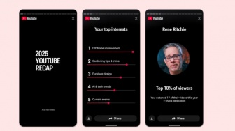 YouTube Luncurkan Fitur Recap 2025, Tampilkan Kebiasaan Menonton Pengguna