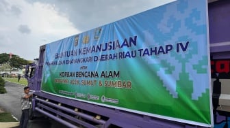 Polda Riau Kirim Bantuan Gelombang Keempat, 3.459 Alat Kerja Dikerahkan ke Aceh dan Sumbar