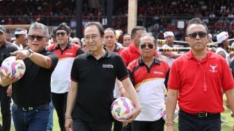 Prananda Prabowo di Bali, Buka Liga Kampung Soekarno Cup II dengan Doa untuk Korban Bencana