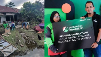 GoTo Salurkan Bantuan untuk Ribuan Mitra Driver Terdampak Banjir di Aceh, Sumatra Utara, dan Sumatra