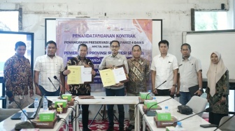 Pemprov Sulsel Tanda Tangani Kontrak Preservasi MYC Paket IV dan V Rp1 Triliun untuk 500 K