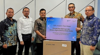 Lintasarta Kirim Starlink Gratis ke Wilayah Terdampak Bencana di Sumut dan Aceh