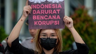 Peringatan Hari Anti Korupsi di Jakarta
