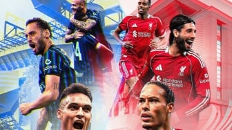 Head to Head Inter Milan vs Liverpool: The Reds Limbung, I Nerazzurri On Fire
