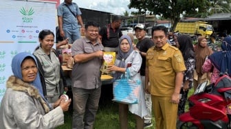 Jelang Natal, Asian Agri Adakan Pasar Murah Minyak Goreng di Labusel