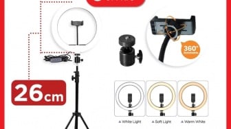 5 Rekomendasi Ring Light Murah Mulai Rp 17 Ribuan, Bikin Konten Makin Glowing