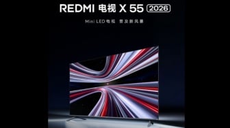 Redmi TV X 2026 Resmi Rilis: Harga Rp 5 Jutaan, Bawa Panel Mini LED 55 Inci