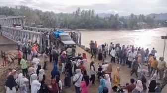 Akses Bireuen-Aceh Tengah Kembali Tersambung, Jembatan Bailey Teupin Mane Resmi Rampung