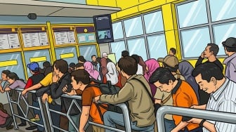 Antrean Panjang di Stasiun, Kenapa Kereta Api Selalu Jadi Primadona di Periode Libur Panjang?