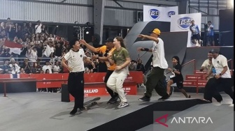 Sempat Viral, Ini Alasan Pelatih Skateboard Malaysia Ikut Rayakan Medali Emas Basral Graito