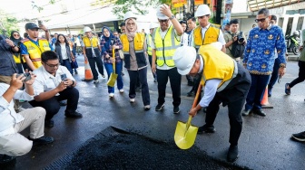 Akhirnya! Jalan Hertasning-Aroepala Diperbaiki Total, Sudirman: Bukan Tambal Sulam