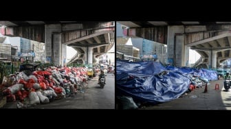 Darurat Sampah, Terpal Jadi Andalan Pemkot Tangsel