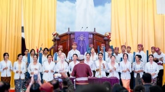 Komunitas Forum Karyawan Lokal Kristen NHM Rayakan pra-Natal Bersama Masyarakat Desa Kao