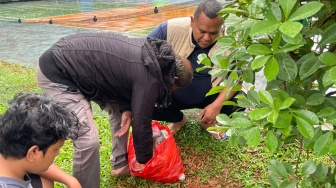 Darurat Sampah, Warga Ciputat Bikin Ratusan Biopori Tampung Sampah Organik