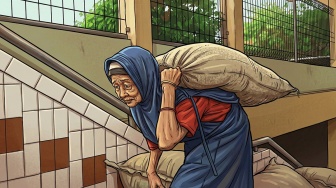 Punggung Ibu, Punggung Keluarga: Kisah Buruh Gendong Menggendong Asa di Jantung Pasar Beringharjo